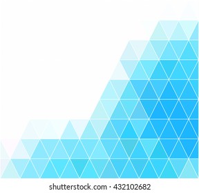 Blue Grid Mosaic Background, Creative Design Templates