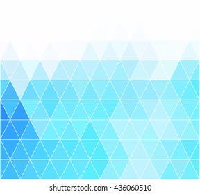 Blue Grid Mosaic Background, Creative Design Templates