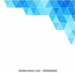 Blue Grid Mosaic Background, Creative Design Templates
