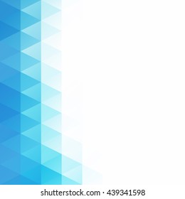 Blue Grid Mosaic Background, Creative Design Templates