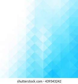Blue Grid Mosaic Background, Creative Design Templates