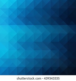 Blue Grid Mosaic Background, Creative Design Templates