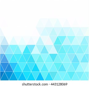 Blue Grid Mosaic Background, Creative Design Templates