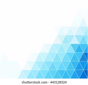 Blue Grid Mosaic Background, Creative Design Templates