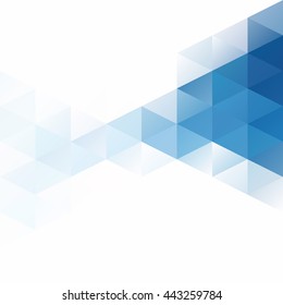 Blue Grid Mosaic Background, Creative Design Templates