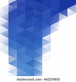 Blue Grid Mosaic Background, Creative Design Templates