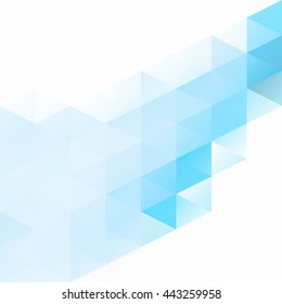 Blue Grid Mosaic Background, Creative Design Templates