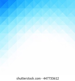Blue Grid Mosaic Background, Creative Design Templates