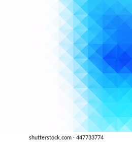 Blue Grid Mosaic Background, Creative Design Templates