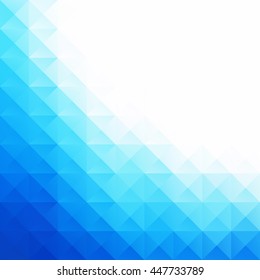 Blue Grid Mosaic Background, Creative Design Templates