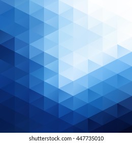 Blue Grid Mosaic Background, Creative Design Templates