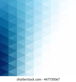 Blue Grid Mosaic Background, Creative Design Templates