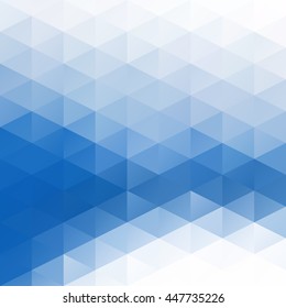 Blue Grid Mosaic Background, Creative Design Templates