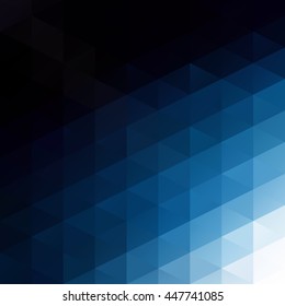 Blue Grid Mosaic Background, Creative Design Templates