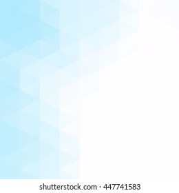 Blue Grid Mosaic Background, Creative Design Templates