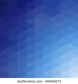 Blue Grid Mosaic Background, Creative Design Templates