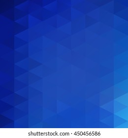Blue Grid Mosaic Background, Creative Design Templates