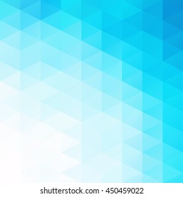 Blue Grid Mosaic Background, Creative Design Templates