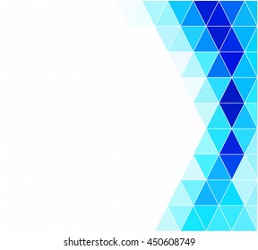 Blue Grid Mosaic Background, Creative Design Templates