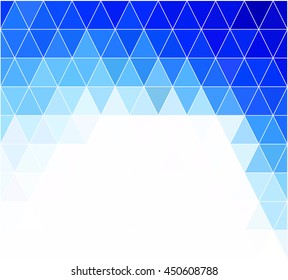 Blue Grid Mosaic Background, Creative Design Templates