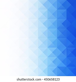 Blue Grid Mosaic Background, Creative Design Templates