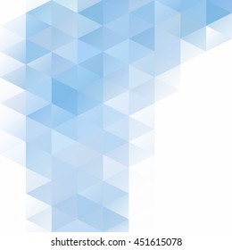 Blue Grid Mosaic Background, Creative Design Templates