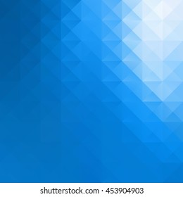 Blue Grid Mosaic Background, Creative Design Templates
