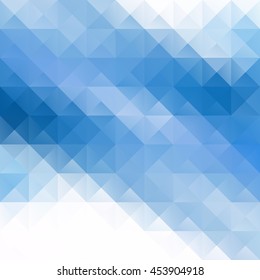 Blue Grid Mosaic Background, Creative Design Templates