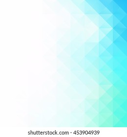Blue Grid Mosaic Background, Creative Design Templates