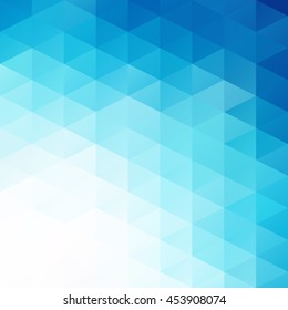 Blue Grid Mosaic Background, Creative Design Templates
