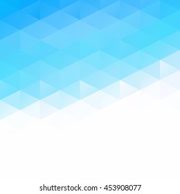 Blue Grid Mosaic Background, Creative Design Templates
