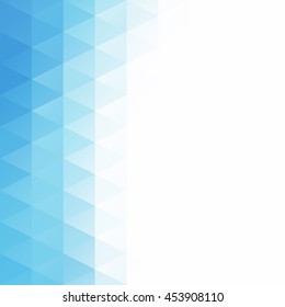 Blue Grid Mosaic Background, Creative Design Templates