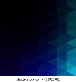 Blue Grid Mosaic Background, Creative Design Templates