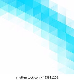 Blue Grid Mosaic Background, Creative Design Templates