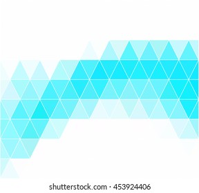 Blue Grid Mosaic Background, Creative Design Templates