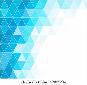 Blue Grid Mosaic Background, Creative Design Templates