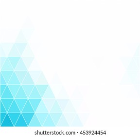 Blue Grid Mosaic Background, Creative Design Templates