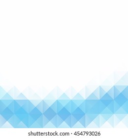 Blue Grid Mosaic Background, Creative Design Templates