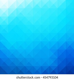 Blue Grid Mosaic Background, Creative Design Templates