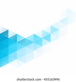 Blue Grid Mosaic Background, Creative Design Templates