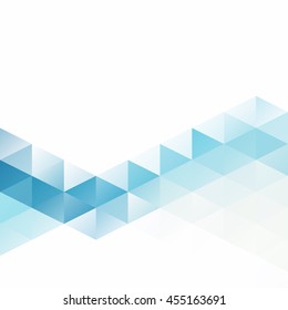 Blue Grid Mosaic Background, Creative Design Templates