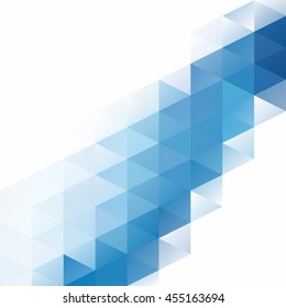 Blue Grid Mosaic Background, Creative Design Templates