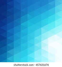 Blue Grid Mosaic Background, Creative Design Templates