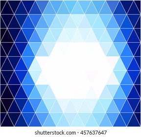 Blue Grid Mosaic Background, Creative Design Templates