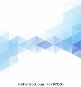 Blue Grid Mosaic Background, Creative Design Templates