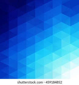 Blue Grid Mosaic Background, Creative Design Templates