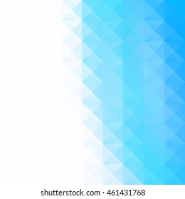 Blue Grid Mosaic Background, Creative Design Templates