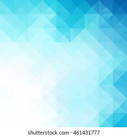 Blue Grid Mosaic Background, Creative Design Templates