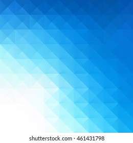 Blue Grid Mosaic Background, Creative Design Templates