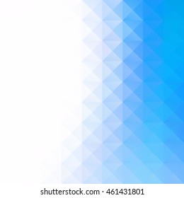 Blue Grid Mosaic Background, Creative Design Templates